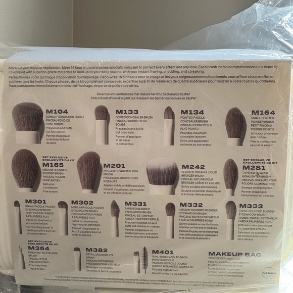 Morphe Ready, Set, Pro 16-Piece Face & Eye Brush Set NEW Sealed SOLD OUT - Picture 5 of 8